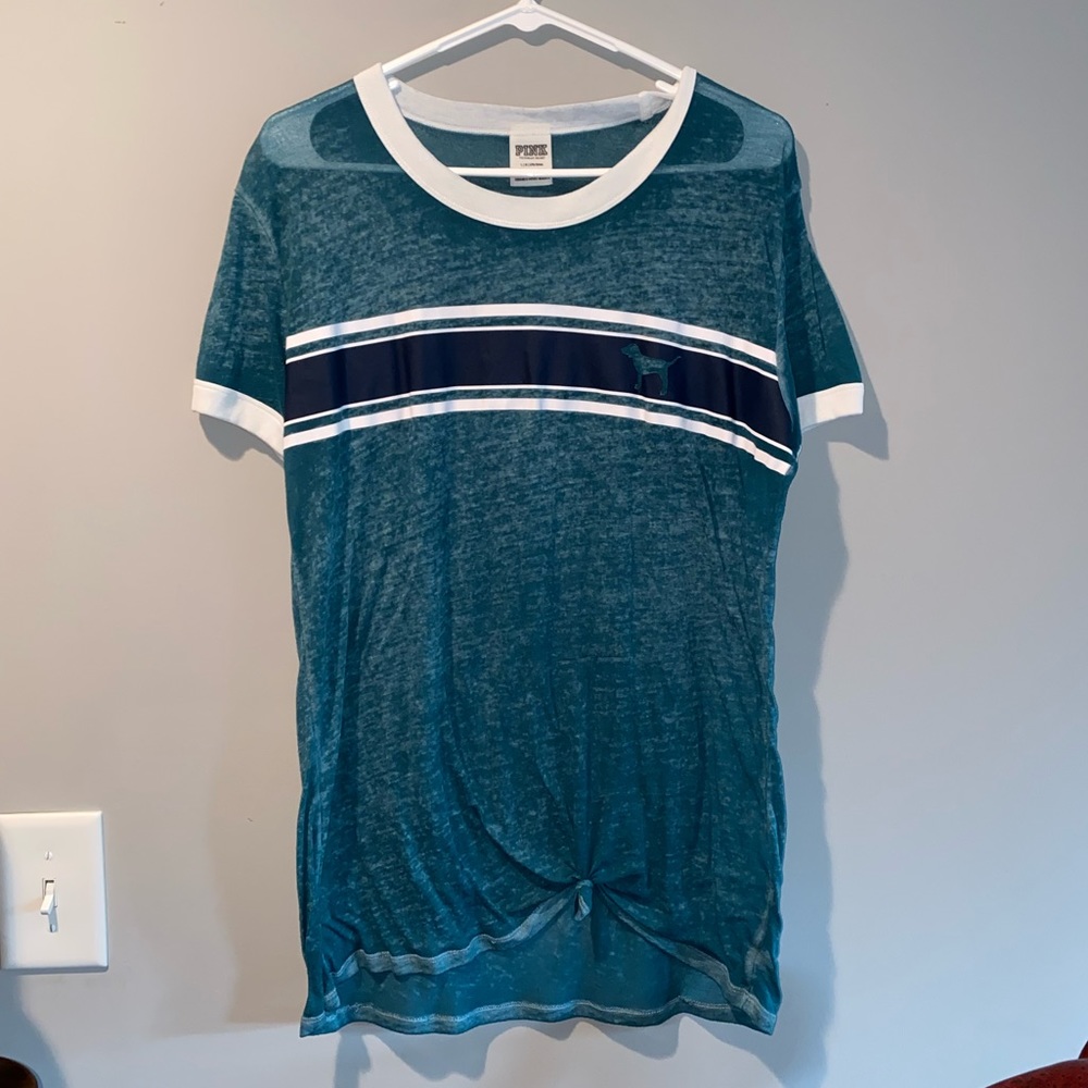 Green sheer t-shirt